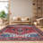 Sonia Oriental Area Rug in Red/Blue-1374901537