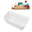 Baignoire autoportante 59 po avec plateau interne 59 po Streamline-101412802