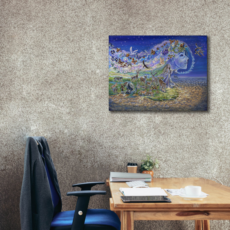  «Trail Of Restoration» par Verena Wild, art mural sur toile, 54 po x 40 po, H 26 po x l 34 po