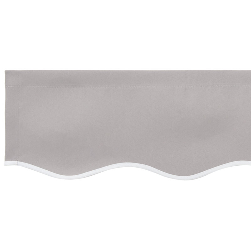 Breakwater Bay 20cm D Retractable Patio Awning, 280 cm W x 20 cm D, Light Grey