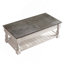 Table basse à plateau relevable rétro avec compartiment caché et tablette inférieure pour le salon-129222884