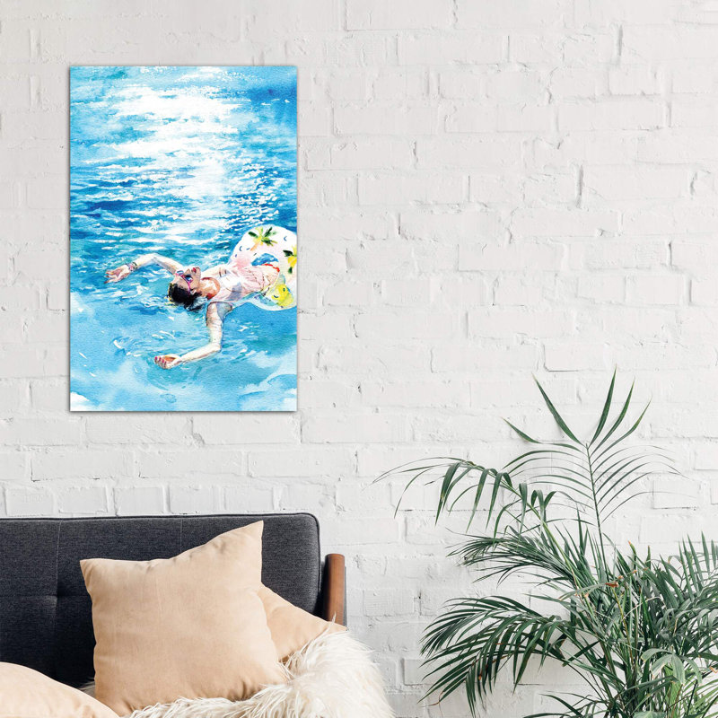 On The Water - Wrapped Canvas Painting, 66.04 cm H x 45.72 cm W x 3.175 cm D