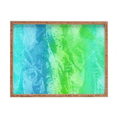 Plateau de table repose-pieds/basse caraïbes sea par laura trevey
