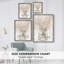 Reproduction encadrée FLORAL Series DLV III - bois massif-1364656209