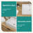 19.63"X13.69" White Ceramic Rectangular Vessel Bathroom Sink