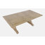 Ensemble de salle à manger extensible en bois massif 7 pièces Averie