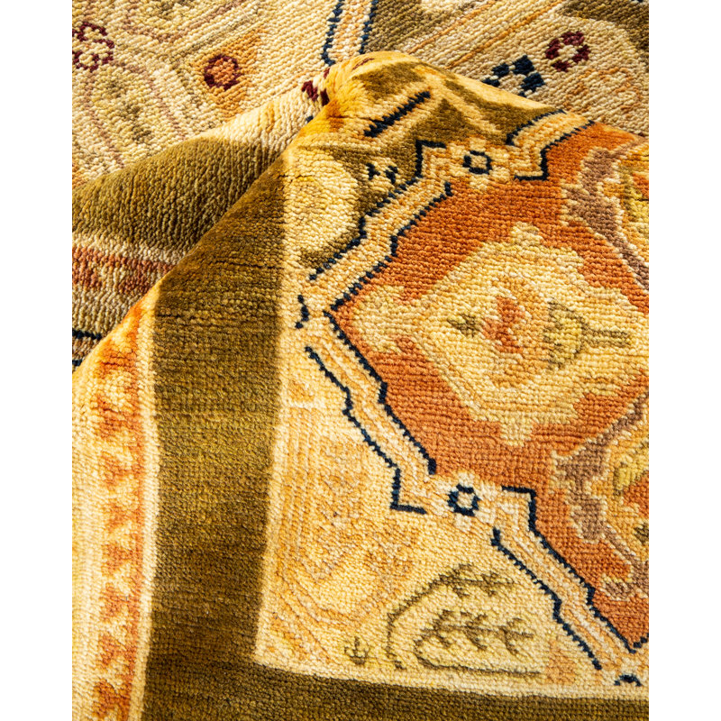 Srinath One-of-a-Kind 10' 1" X 13' 9" Hand Knotted Area Rug