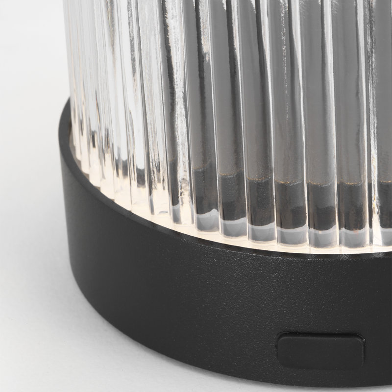 Tawa Accent Rechargeable Table Lamp, Black