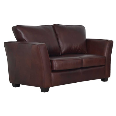 Farda 65'' Leather Loveseat
