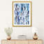 «Colorful Brushstrokes Indigo» par Ninola Design - reproduction d'art-53057972-53057977-53057980