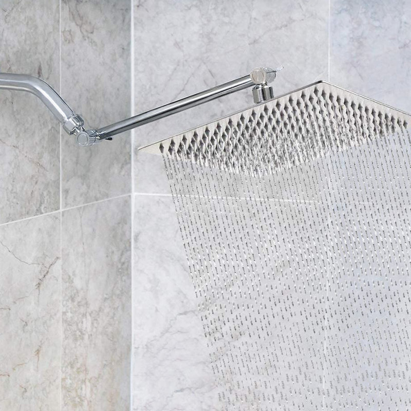 Pomme de douche 10 po Finish - Acier inoxydable, écaillage de buse écoénergétique, Chrome