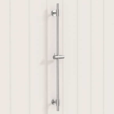 KES Shower Slide Bar 40-Inch with Adjustable Showerhead Holder Drill-free Brushed
