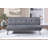Tufted Upholstered Adjustable Sofa With USB