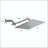 Brushed nickel 10" Square Rainfall & High Pressure Stainless Steel Bath Shower head-124802028