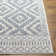 Outdoor Boho Rug Blue/Grey_TRG2352