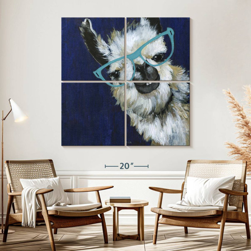 Brampt Gentleman Llama, 57" H x 57" W