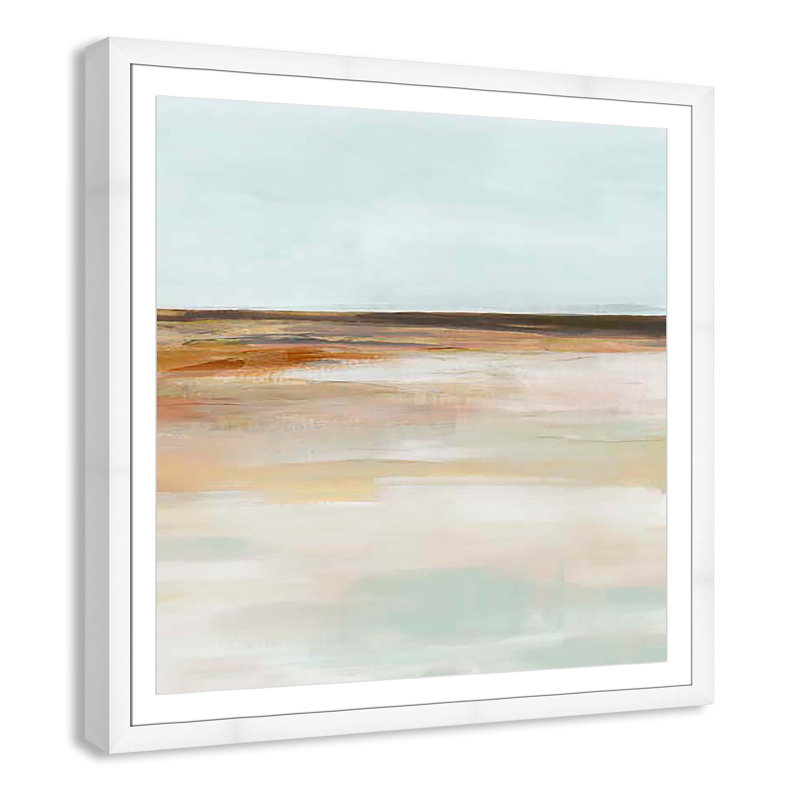 «Coastal Glades II» par Ian C, Encadrement cubique blanc, H 42,5 po x l 42,5 po x P 1,25 po