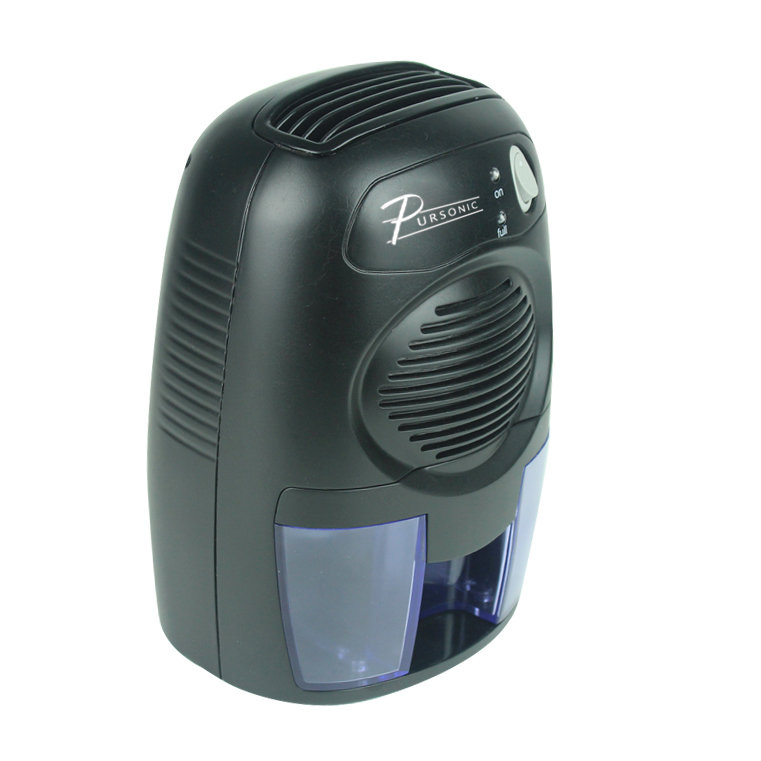 Pursonic Compact Black Portable Table Top Dehumidifier