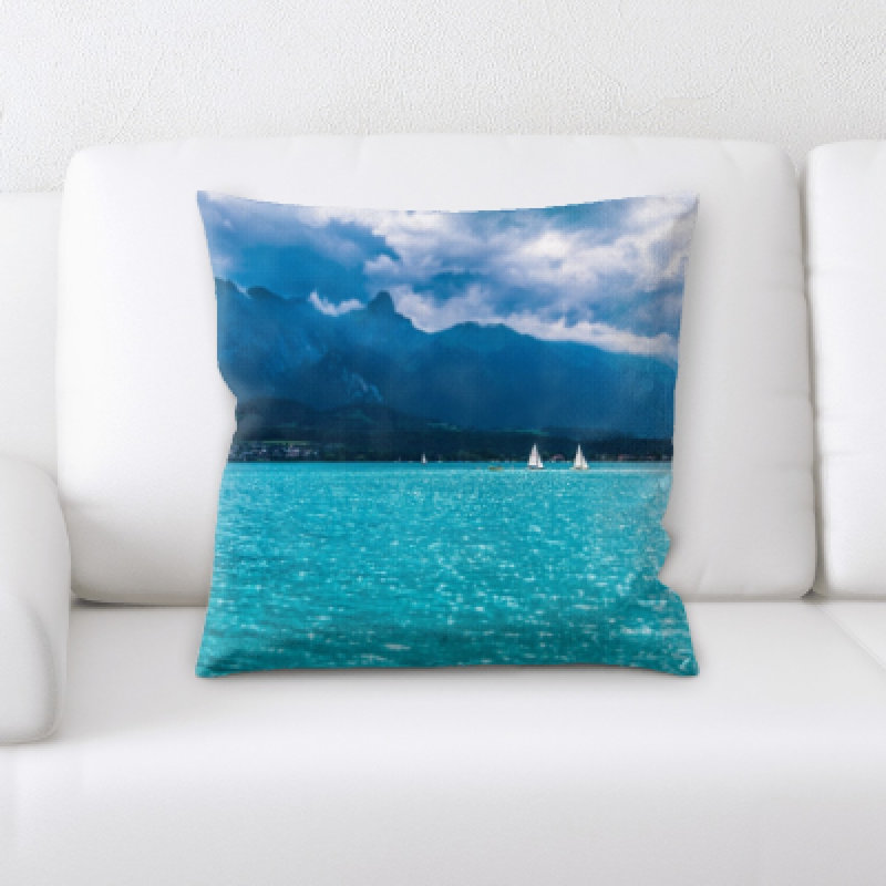 Microsuede Throw Pillow