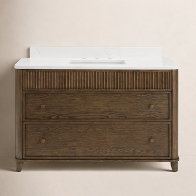 Kennedy 72" Oak Single Bathroom Vanity