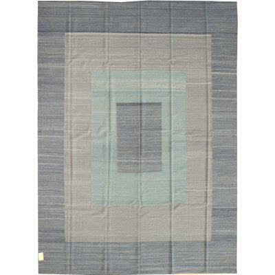 Concentric Squares One-of-a-Kind 9'7" x 12'6" Area Rug