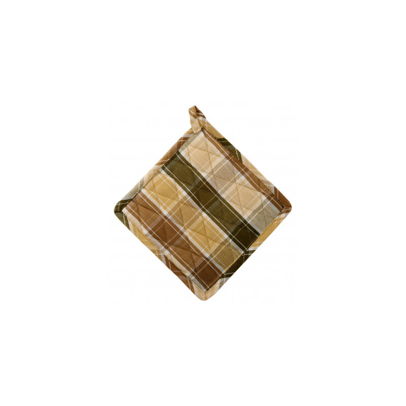 August Grove® Wasserman Plaid Cotton Potholder Set