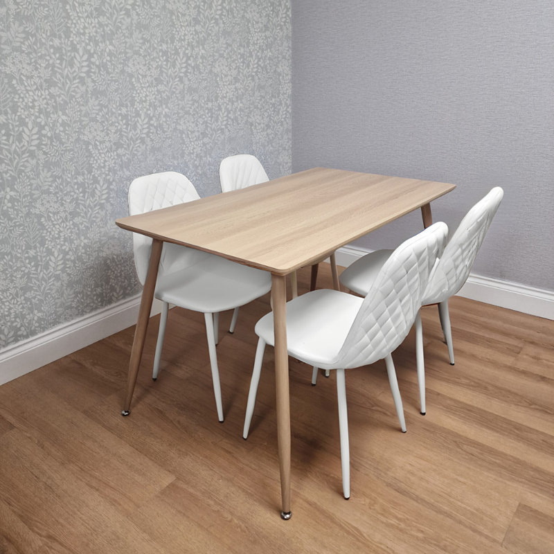 4 - Person Dining Set, White
