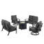 Fredrikk 6 - Person Patio Conversation Set with Cushions-790110542