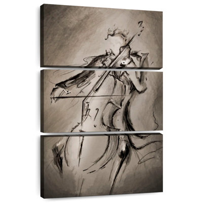Abarca The Cellist Abstract