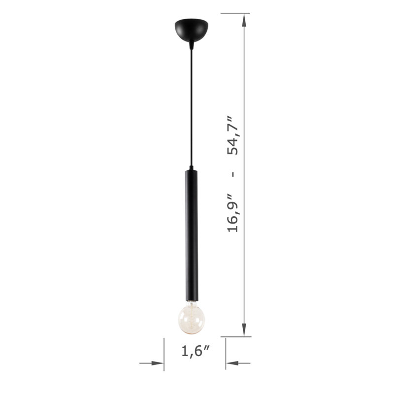 Luminaire suspendu à 1 lumière Sensions