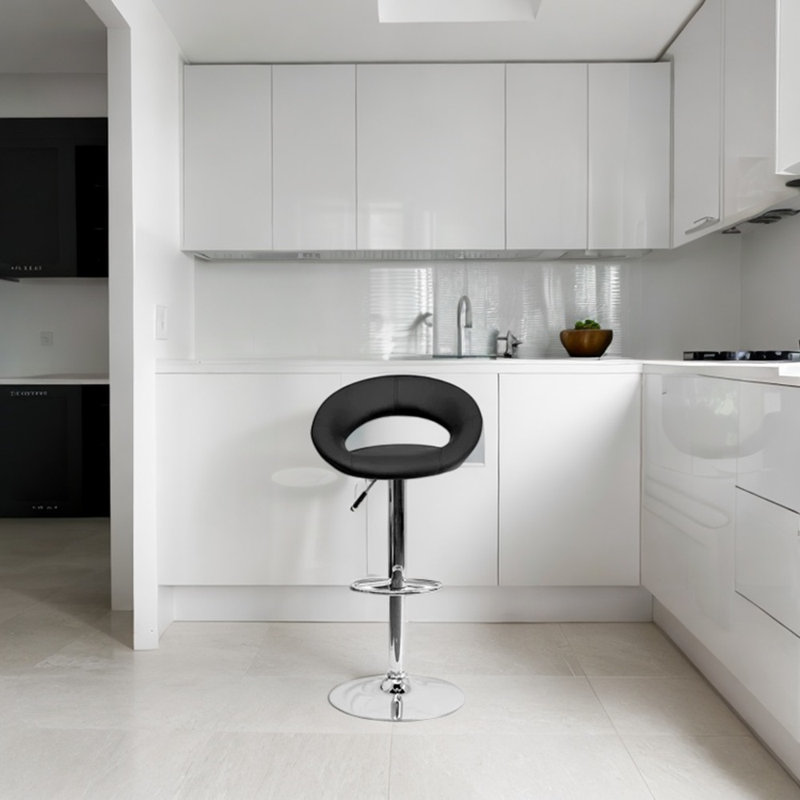Rumaana Adjustable Stool, Black
