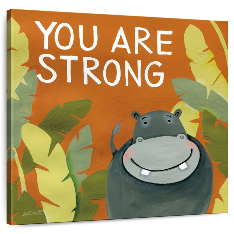 Ashelle «You Are Strong», H 16 po x l 16 po
