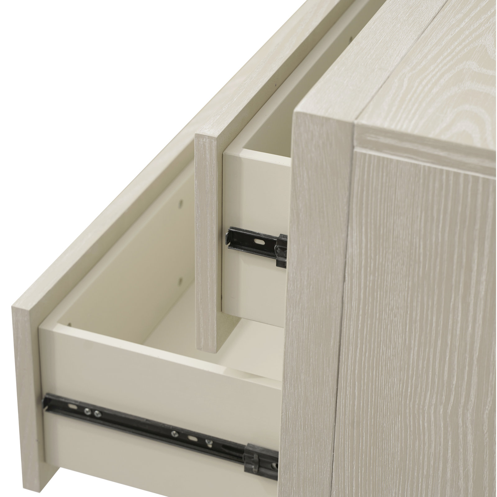 3-Drawer Solid Wood Nightstand