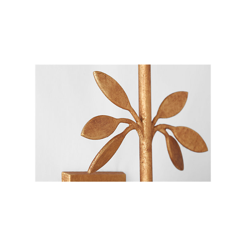 Julie Neill 1 - Light Armed Sconce, Antique Gold Leaf