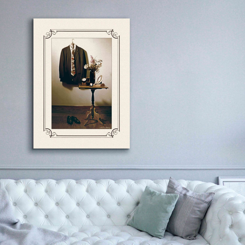 «Anticipation him» par Debra Van Swearingen, art mural sur toile, H 54 po x l 40 po x P 1,5 po