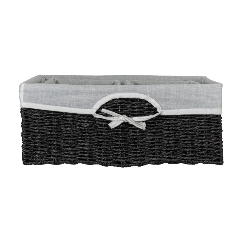 Ensemble de 3 paniers Cimah, Noir