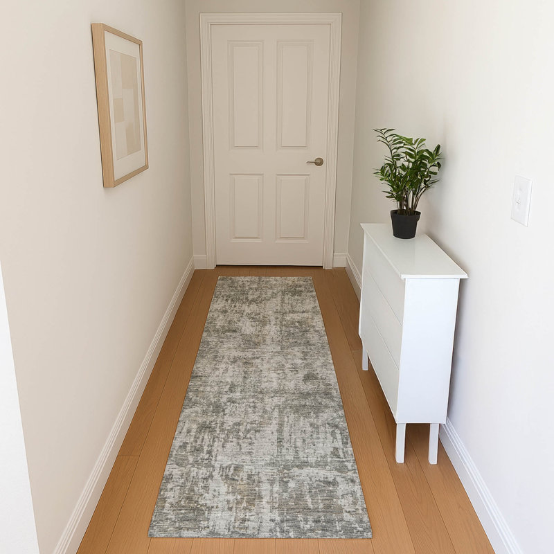 Premium Machine Washable Marasco AMF1627 Modern Rug, Runner 2'3" x 7'6"
