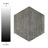 SAMPLE - Retro Hex Porcelain Wall & Floor Tile