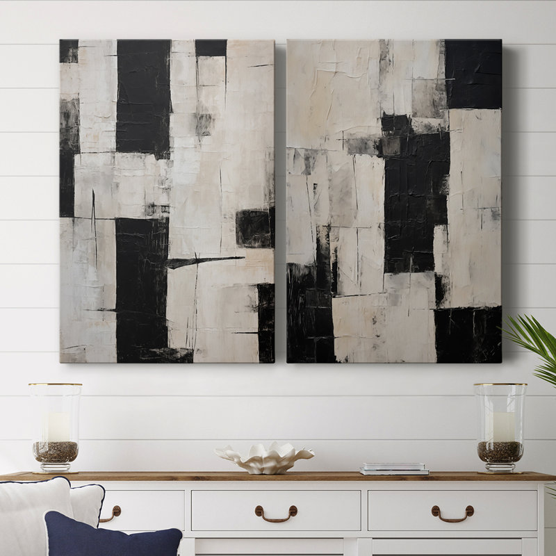 ABSTRACT Series CCCLVIII-Premium Gallery Wrapped Canvas -Ready to Hang, 60" H x 80" W