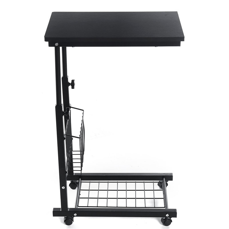 76cm H x 48cm W Laptop Cart, Black