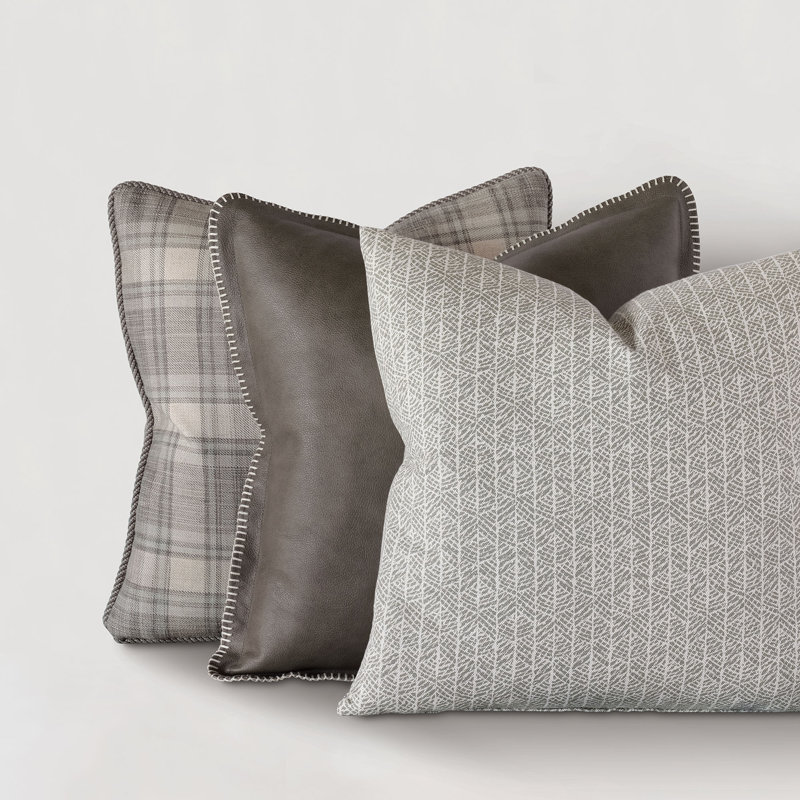 Telluride Square Pillow Cover & Insert, Faux Down