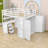 Keisler Full Size Wood Loft Bed with 3 Drawers, Desk and Wardrobe-623140523