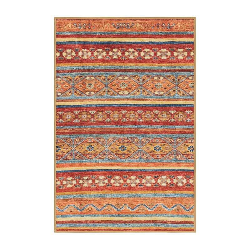 Abstract Indoor Rug, Rectangle 5' x 7'