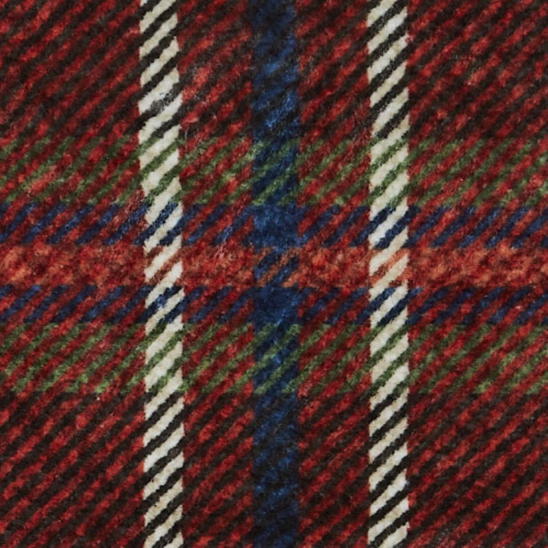 Tapis lavables imprimés Eddie Bauer, Rouge, Rectangle 9 pi x 12 pi