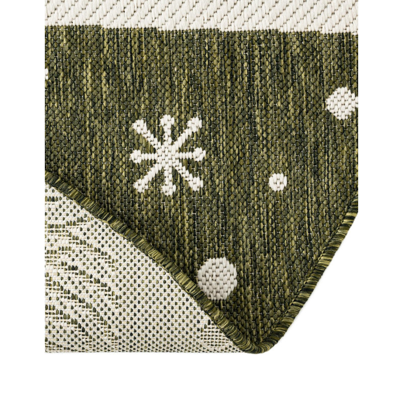 The Holiday Aisle Kazden Indoor/Outdoor Area Rug, Round 5'1"