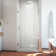 Unidoor Plus 36" W x 72" H Pivot Frameless Shower Door with ClearMax™ Technology