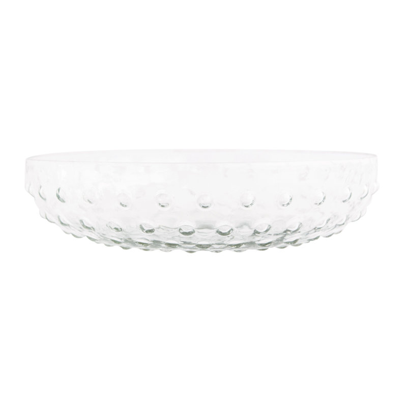 Bol de service rond en verre Soto