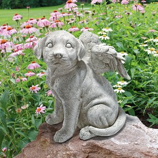 Arlmont & Co. Katty Puppy Angel Garden for Pet Memorial Gifts and Pet Loss  Gifts, Ideal Gifts for Christmas
