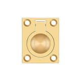 Deltana FRP175U26 Flush Ring Pull, 1-3/4" x 1-3/8" in Polished Chrome