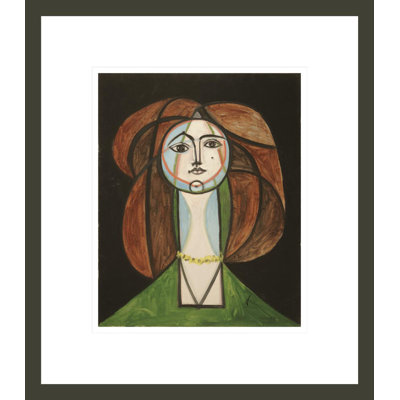 Femme au collier jaune par Pablo Picasso